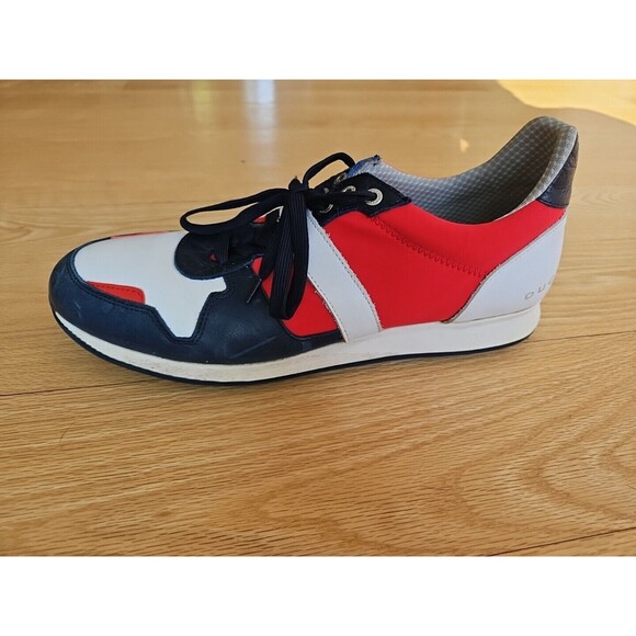 Duca‎ Del Cosma Energy Golf Shoes/cleats, Mens Size 14 Red, Blue White Euc - Picture 6 of 13